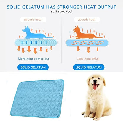 Dog Cooling Mat Summer Pet Cooling Mat Ice