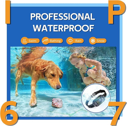 Dog Bark Collar IP67 Waterproof 4 Modes: 5 Sensitivity