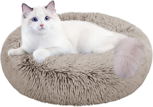 Nisrada Cat Beds for Indoor Cats 24 Inch