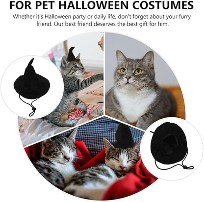 YARNOW 2 Pcs Dog Witch Hat Halloween Pet Hat Halloween Witch Hat for Dog Cat Pet Costume Accessories