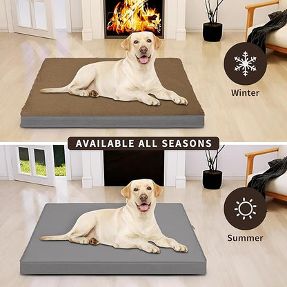 Easy-Going Dog Bed for Large Dogs (54x44x4 in,
