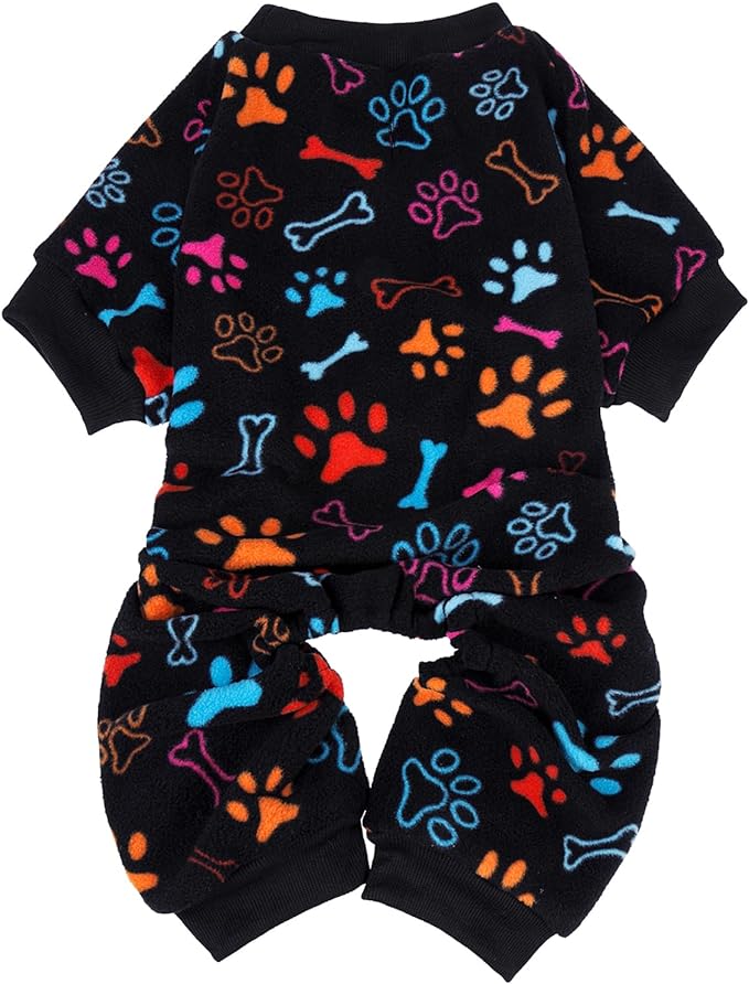 SCENEREAL Fleece Dog Pajamas for Small Medium Large Dogs