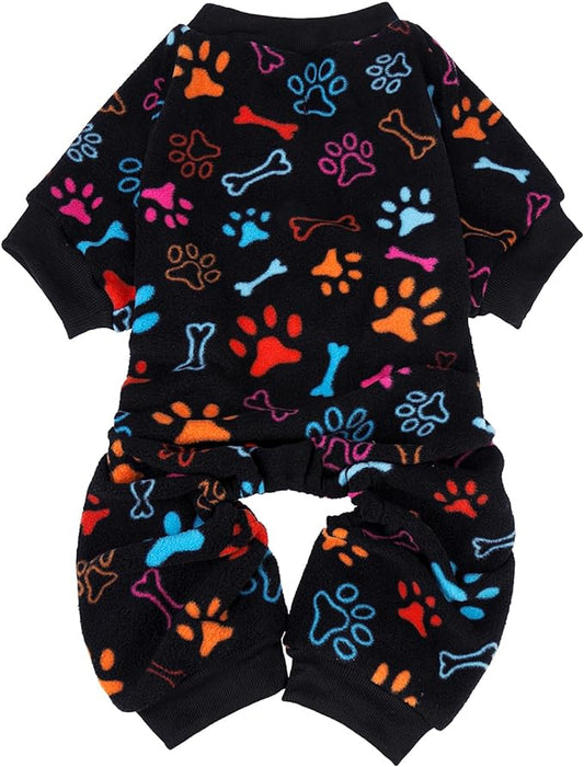 SCENEREAL Fleece Dog Pajamas for Small Medium Large Dogs