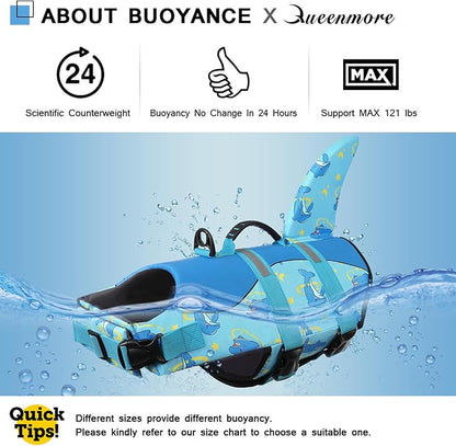 Queenmore Shark Dog Life Jacket