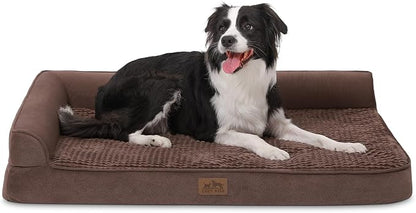 Orthopedic Dog Bed for Large Dogs (L,42" L 30" W 7.5" Th)