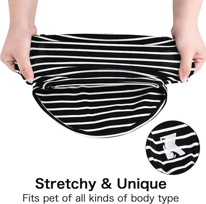 Koneseve Dog Shirt Vest Lightweight Stretchy Dog T-Shirts 2 Pack