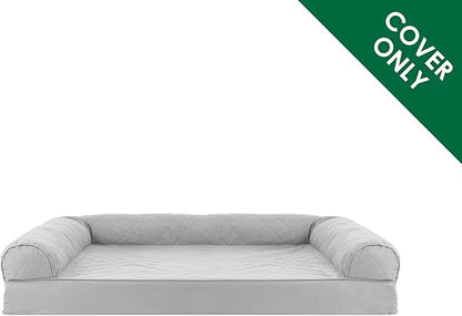 Furhaven Replacement Dog Bed Cover Quilted Sofa-Style