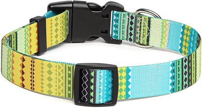 Adjustable Dog Collar with Patterns