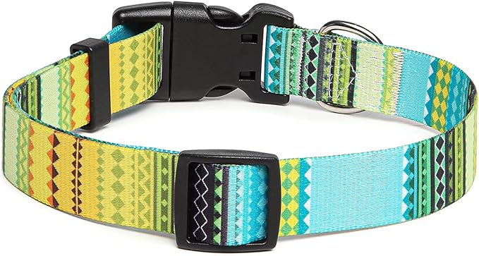 Adjustable Dog Collar with Patterns