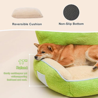Jiupety Dog Bed XL:33"x27"x17" 35lbs