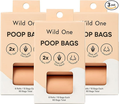Wild One Dog Poop Bags 180 Leak