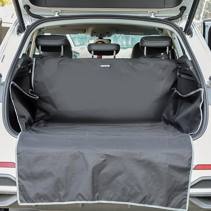 Llamas SUV Cargo Liner for Dogs Waterproof Anti-Slip Prevent Scratch Dog Seat Cover Mat with Bumper Flap Protector Protects Against Dirt & Fur Universal Fit (Black) SN-QCBHDHBX2