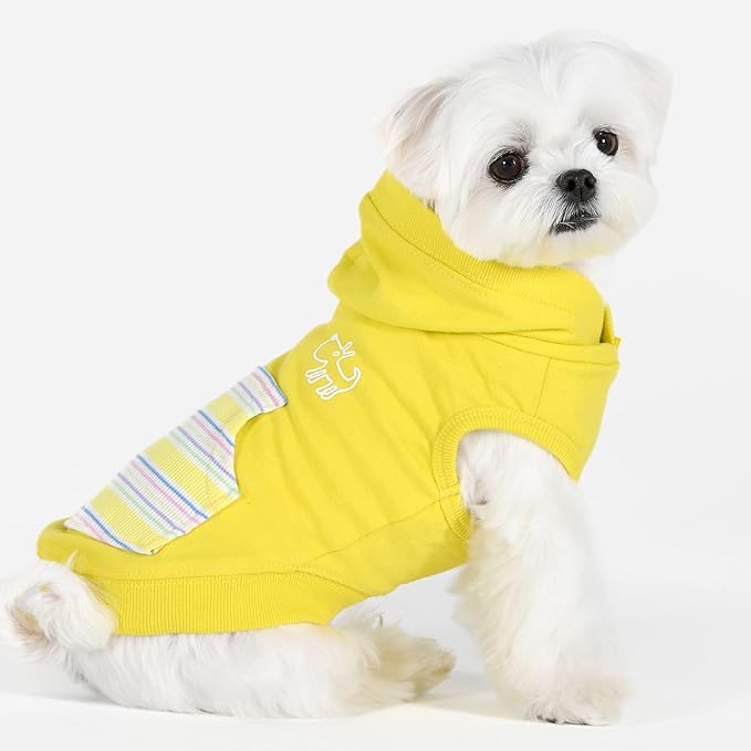 Puppia Spring/Summer PHIDEAUX Dog Hooded Shirt Trendy Fashionable Cute Dog Apparel