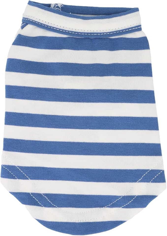 LOPHIPETS 100% Breathable Cotton Striped Dog Tee Shirt