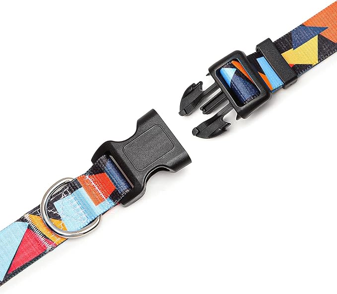 Adjustable Dog Collar with Patterns