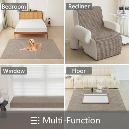 Dog Bed Cover Sofa Protector,Anti Slip Waterproof Sofa Covers for Living Room Couch Covers,Sofa Mat,Seat Cover,Dog Mat,Pet Pad for Furniture Bed Sofa Protector 1 Piece (60x82 inch,Brown)