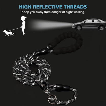 Slip Leads Dog Leash 4/5/6 FT (1/2''- 4FT,