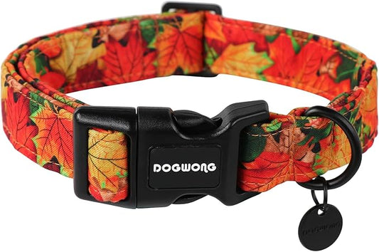DOGWONG Cotton Dog Collar