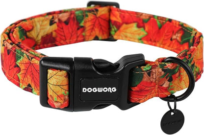 DOGWONG Cotton Dog Collar