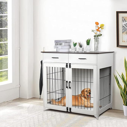 Snowtaros Dog Crate Furniture 36.6 Inch