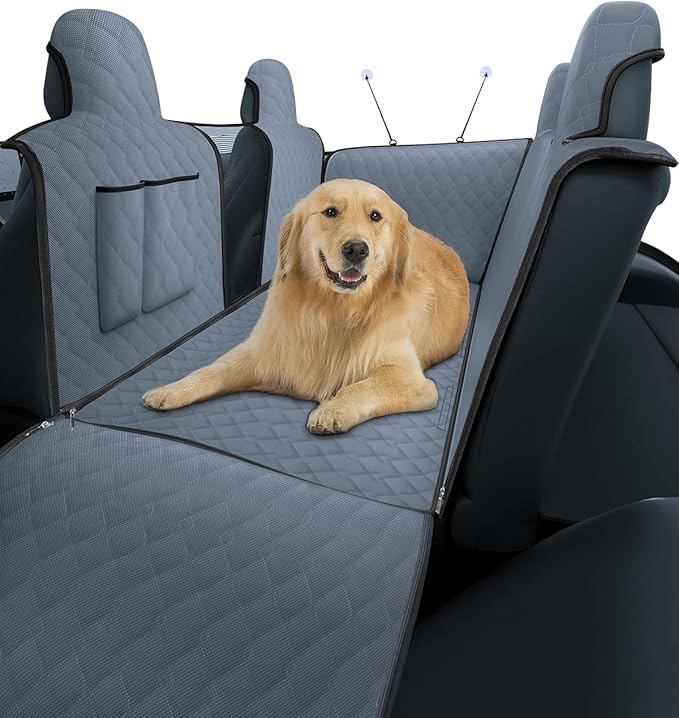 Tesla Model Y Dog Seat Cover for Back Seat 2024 2023 2022 2021 2020,Waterproof Scratch