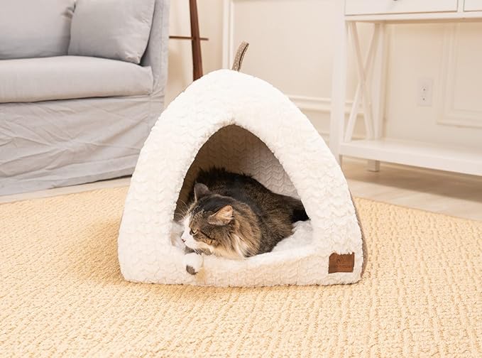Cat Dog Tent Triangle Bed Removable Cushion Cover Two Way Conversion (Medium