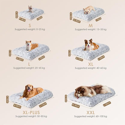 EHEYCIGA Fluffy Dog Crate Pad