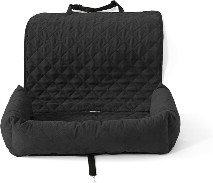 Quilted Car Seat Cover with Bolsters for Pets