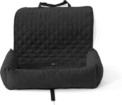 Quilted Car Seat Cover with Bolsters for Pets