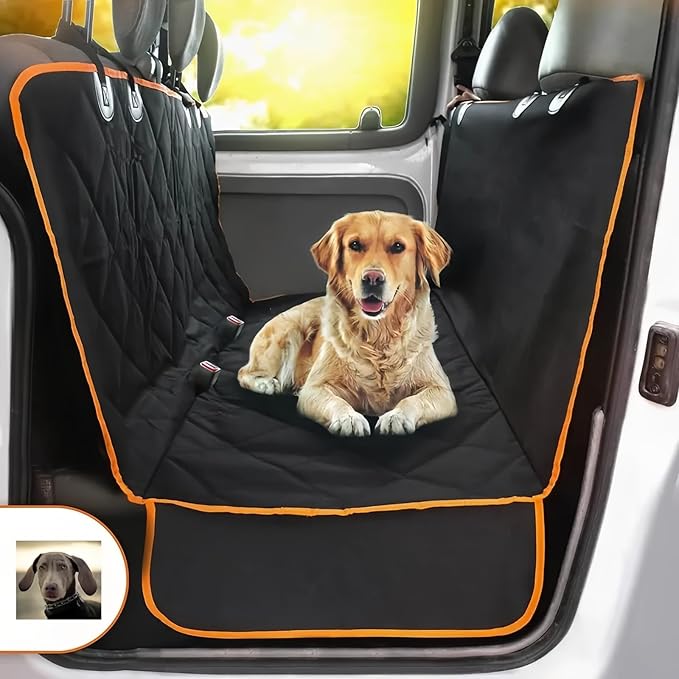 Dog Car Seat Cover for Back Seat for Cars & SUVs
