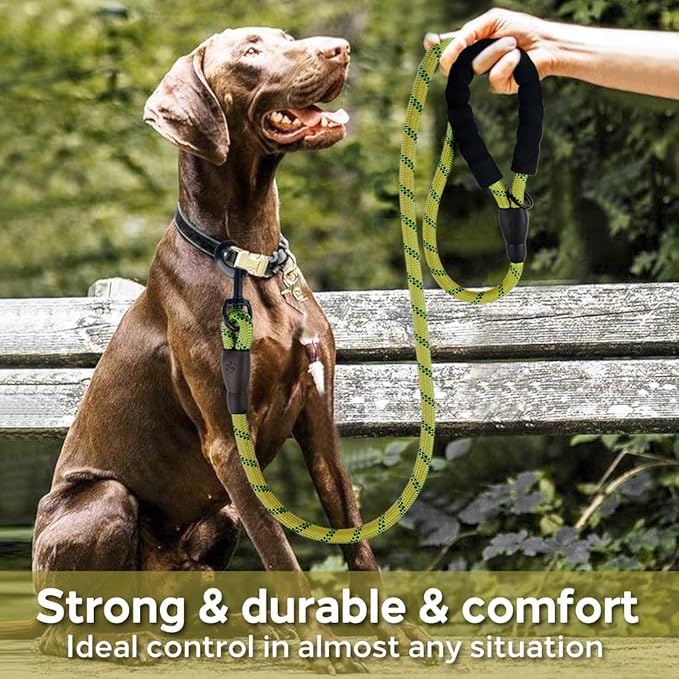 COOYOO Dog Leash 5/6 FT with Comfortable Padded