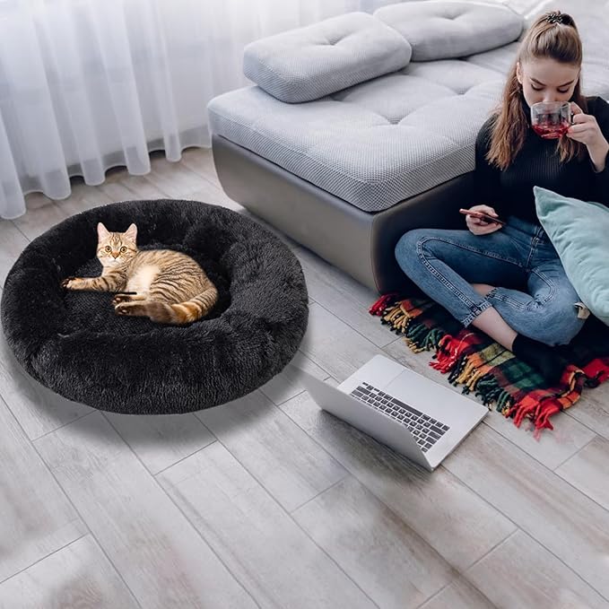 Nisrada Cat Beds for Indoor Cats 15.7 Inch