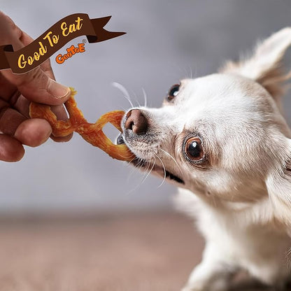 Gootoe Turkey Tendon Dog Treats – 100% USA-Sourced, Natural Snack, Premium Training Chews, Hypoallergenic, Reseal Value Bags, Size for Small Dogs, Rope (Small) 6 Unit/Pack