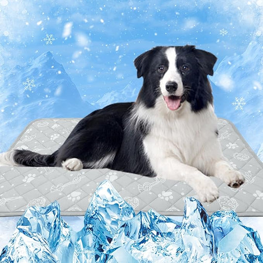 MH MYLUNE HOME Self Cooling Mat for Large Dog 39”x59” Arc-Chill