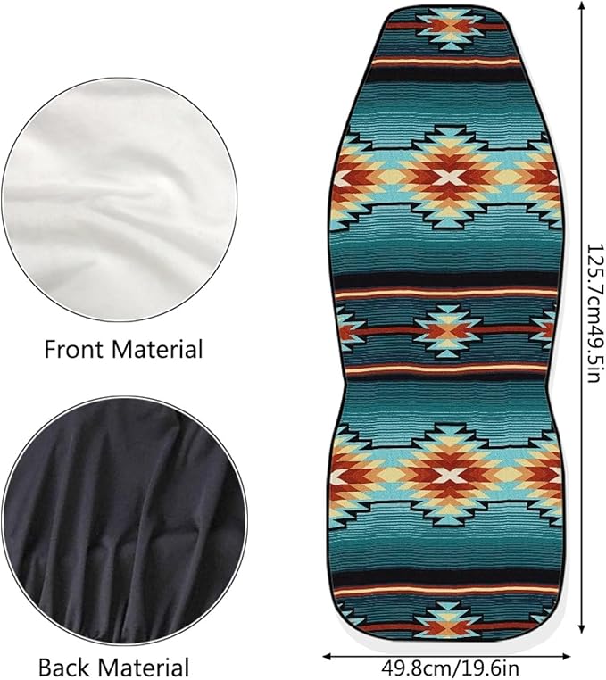 Aztec Southest Stripe Car Seat Covers for Women Men