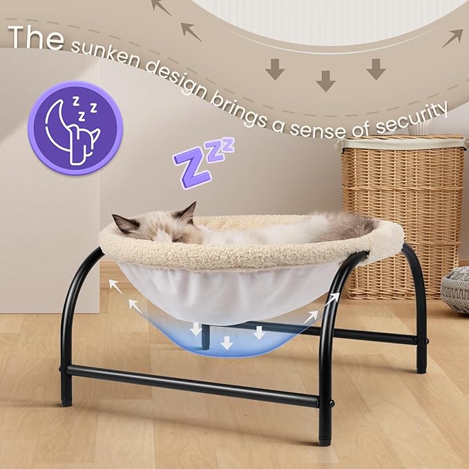 Cat Bed Dog Bed Pet Hammock Bed Cat Sleeping Cat Supplies Pet Supplies Whole Wash Stable 16.9 in 16.9 in 9.5 in