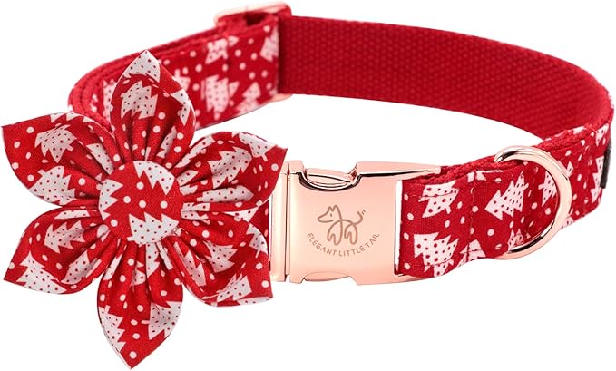 Elegant little tail Christmas Dog Collar
