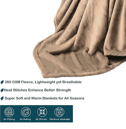 Veehoo Fluffy Fleece Dog Blanket 60x70 inch