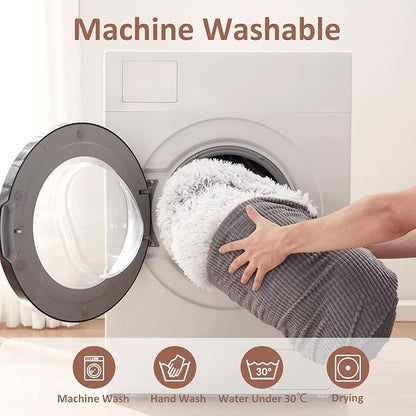 MIXJOY Small Dog Bed with Blanket Attached 23inch