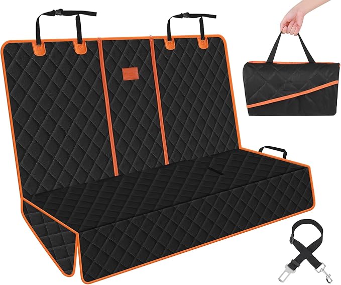 Pecute Dog Seat Cover for Back Seat Ram1500 Silverado