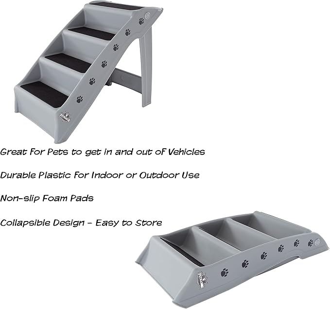 Dog Stairs 4-Step Design