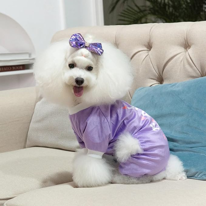 CuteBone Trend Letters Dog Pajamas Clothes Soft Puppy P246L