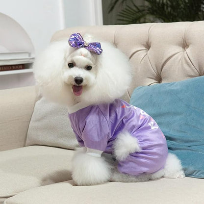 CuteBone Trend Letters Dog Pajamas Clothes Soft Puppy P246L