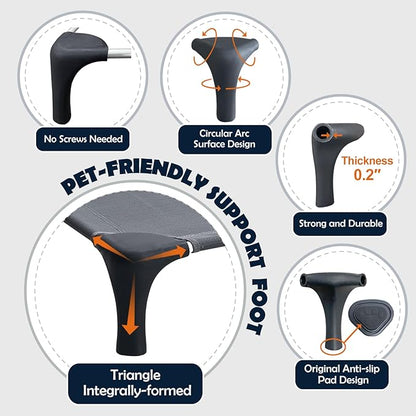 Elevated Dog Bed for Medium Dogs 150lbs, Durable