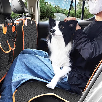 6 in 1 Split Dog Car Seat Cover for Back Seat 100% Waterproof 6 in 1)