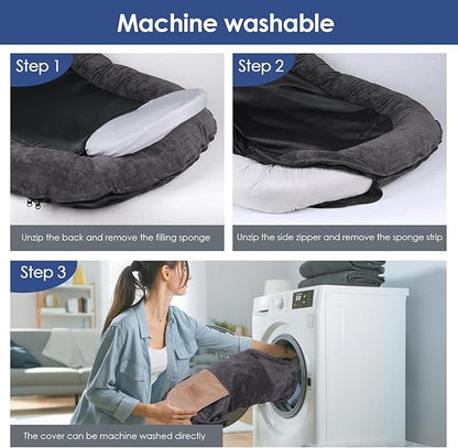 Large Dog Bed 33x24 inch, 50lbs