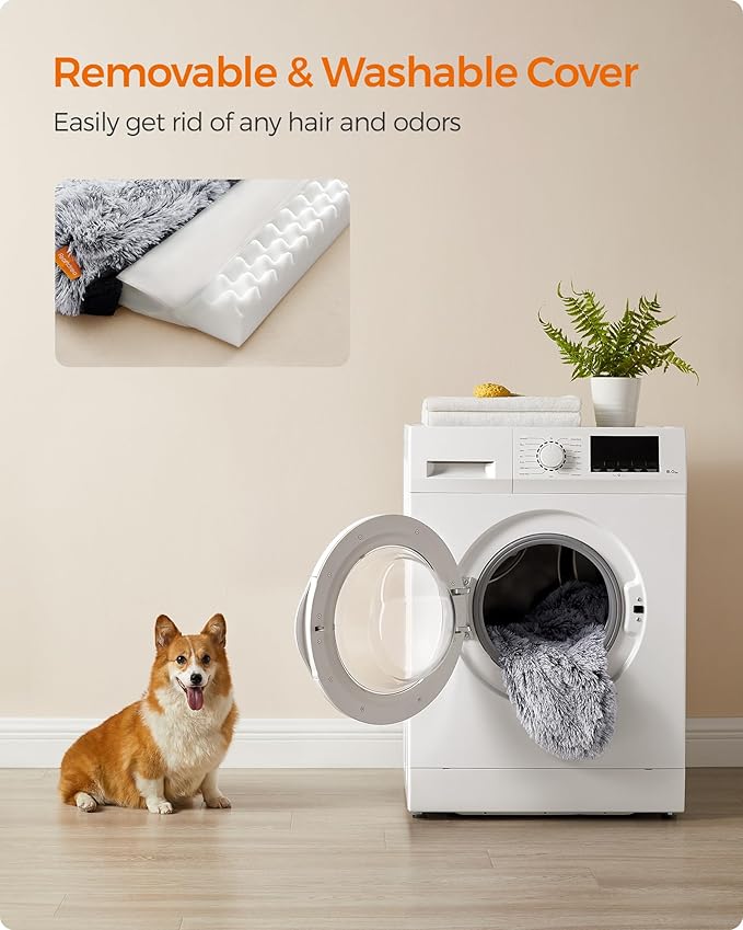 Feandrea Dog Bed 30 x 23 x 9 Inches, UPGW231G01