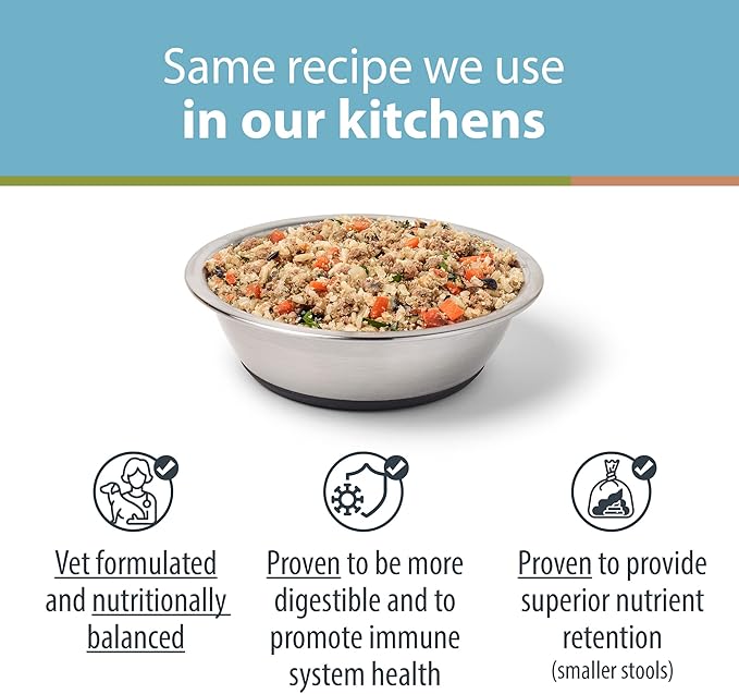 JustFoodForDogs DIY Nutrient Blend for Homemade Dog Food, Lamb & Brown Rice Recipe, 4.55oz