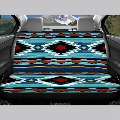 WELLFLYHOM Aztec Print Universal Rear Split Bench Seat 2