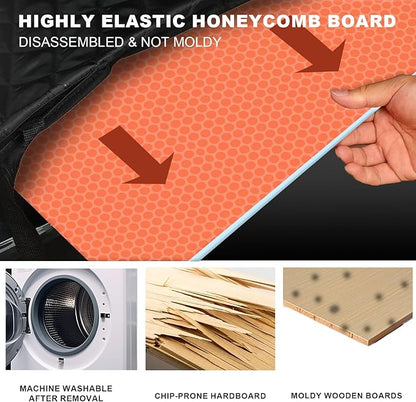 Back Seat Extender for Dogs Large Hard Bottom